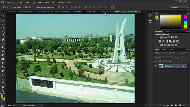 Adobe Photoshop CC and CS6 HINDI Tutorial Part 2 Importing Files