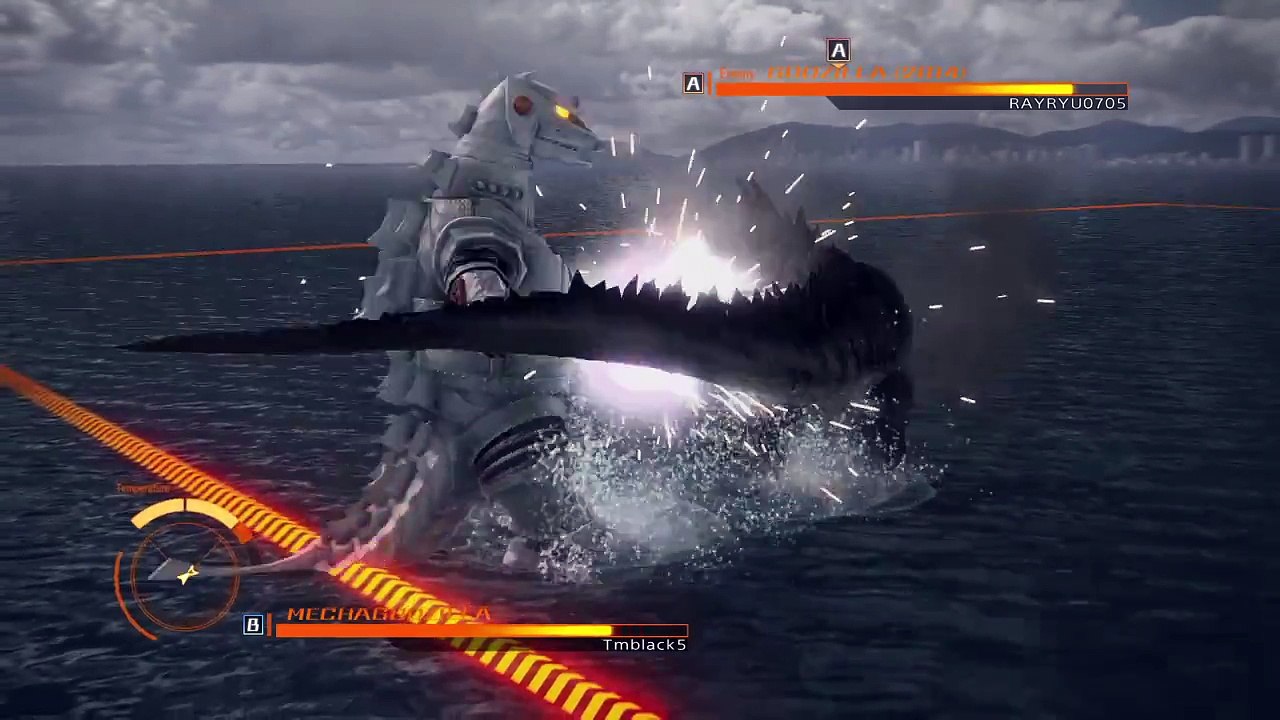 GODZILLA PS4 versus mode : Godzilla 2014 vs. MechaGodzilla "Spammer Big-time"