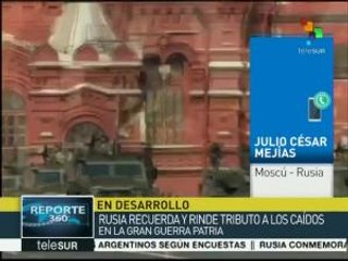 En la Plaza Roja de Moscú el mayor desfile por el Día de la Victoria