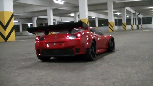 AUDI R8 UNSTOPPABLE IN POLICE SUPER CAR GT2 CHASE KYOSHO RC