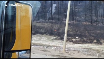 Driving through Fort McMurray two days after the evacuations