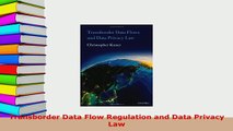 PDF  Transborder Data Flow Regulation and Data Privacy Law  Read Online