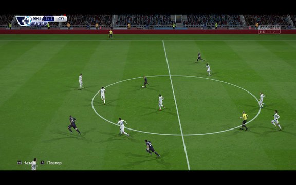 BPL 12 Тур. Вест Хэм - Кристал Пэлас 2:1. Caroll, 64'