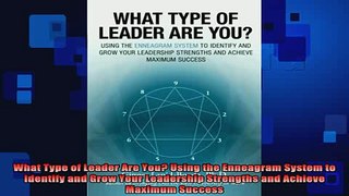 READ FREE Ebooks  What Type of Leader Are You Using the Enneagram System to Identify and Grow Your Full EBook