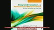 READ book  Program Evaluation and Performance Measurement An Introduction to Practice Full Free
