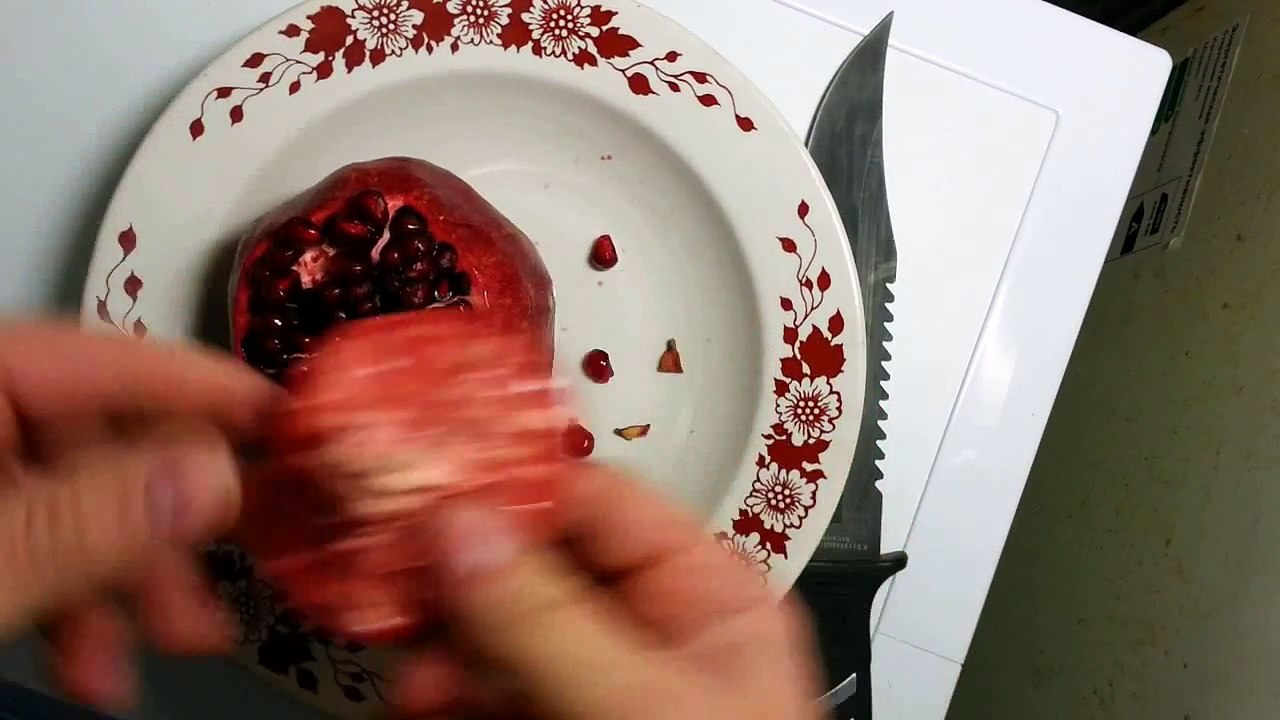 Как быстро почистить гранат!