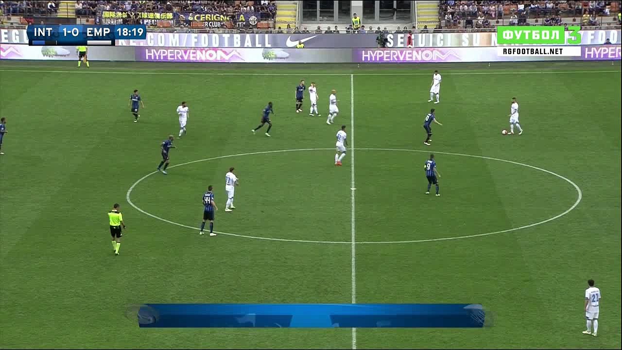 Inter-Empoli Brozovic bad defending