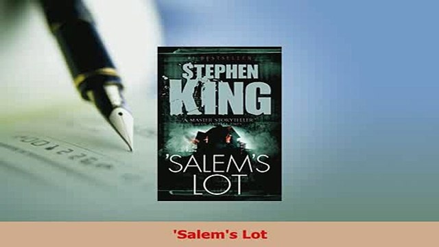 PDF Salems Lot Read Full Ebook