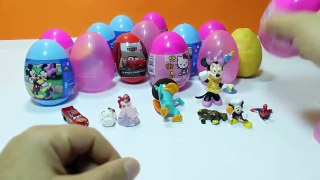 Play Doh Peppa Pig Barbie Princess Frozen Disney Kinder Surprise Eggs Mickey Mouse Spiderm