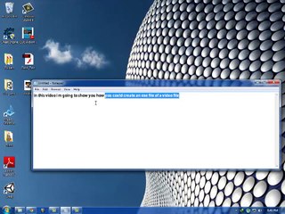 How to covert video file into an exe file