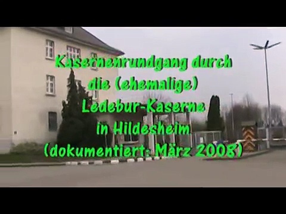 Die (ehemalige)  Ledebur-Kaserne in Hildesheim