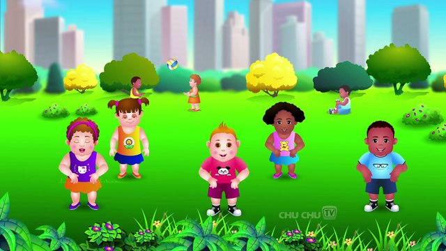 Head, Shoulders, Knees and Toes Popular Nursery Rhymes Collection for Kids ChuChu TV Rhymes Zone