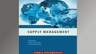 READ book  Supply Management Online Free