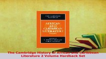 PDF  The Cambridge History of African and Caribbean Literature 2 Volume Hardback Set Free Books