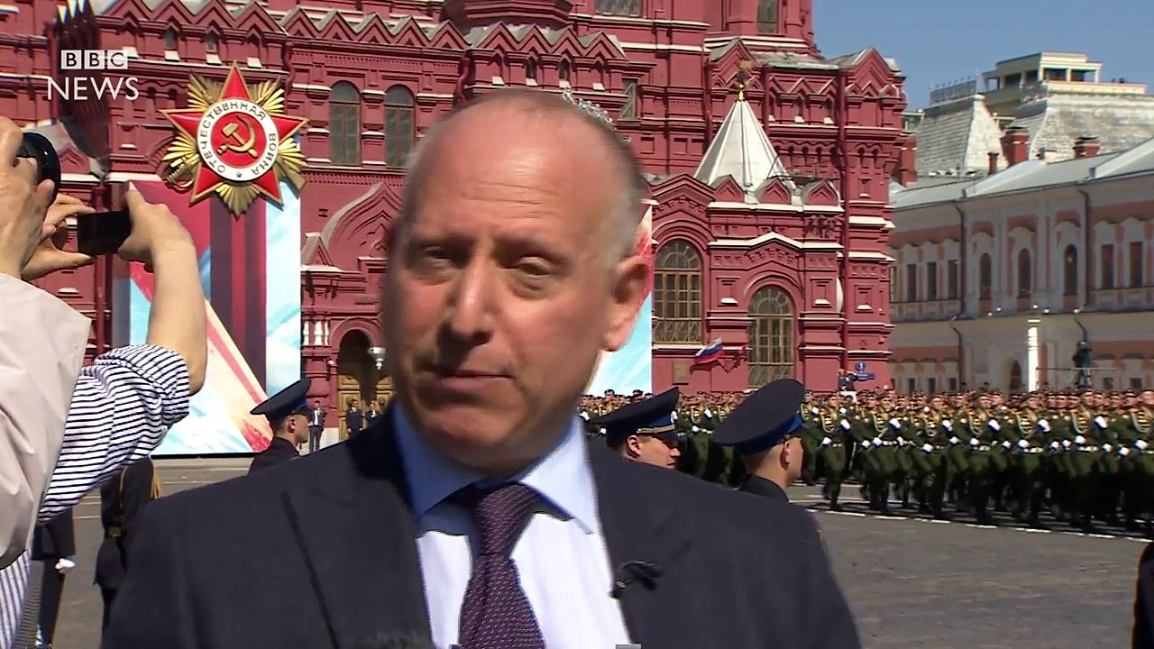 Inside Red Square for Victory Day parade - BBC News