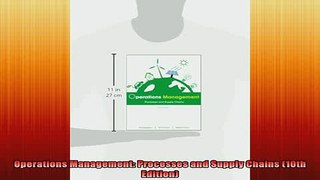 READ book  Operations Management Processes and Supply Chains 10th Edition Full EBook