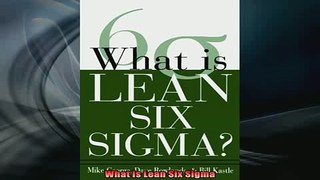 READ book  What is Lean Six Sigma Full Free