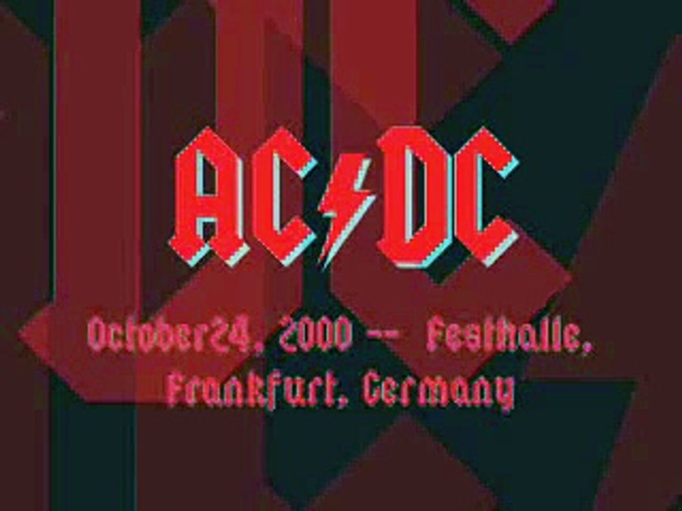 AC/DC - Safe In New York City - Live [Frankfurt 2000]