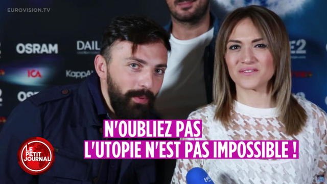Les discours pleins d'amour des candidats à L'Eurovision - Le Petit Journal du 09/05 - CANAL+