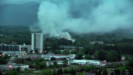 Incendie au centre de tri de Grenoble (9 mai 2016)