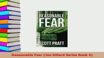 PDF  Reasonable Fear Joe Dillard Series Book 4 Download Full Ebook