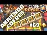 Abriendo Cofres| 4 Gold Chest de Arena 6| 2 Free chest| 1 Crown Chest Clash Royale #69
