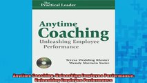Free PDF Downlaod  Anytime Coaching Unleashing Employee Performance Unleashing Employee Performance  DOWNLOAD ONLINE