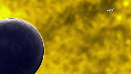 Mercury moves across the face of the sun