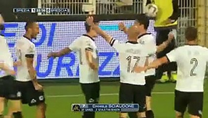 Daniel Sciaudone Goal HD - Spezia 1-0 Brescia - 09-05-2016