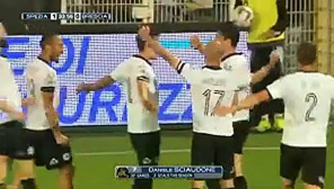 Daniel Sciaudone Goal HD - Spezia 1-0 Brescia - 09-05-2016