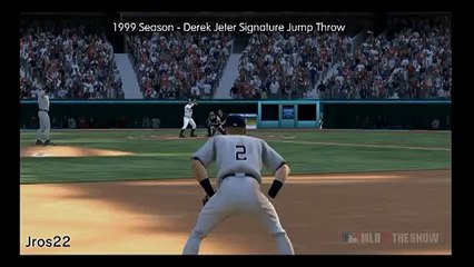 MLB 13 The Show - Derek Jeter Signature Jump Throw
