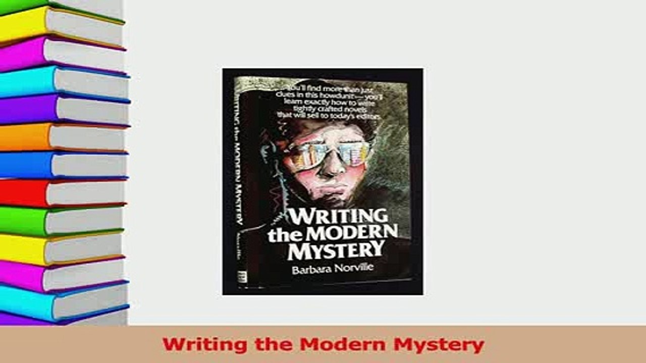 Download  Writing the Modern Mystery PDF Free