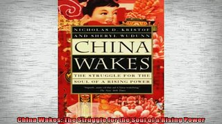 FREE PDF  China Wakes The Struggle for the Soul of a Rising Power  BOOK ONLINE