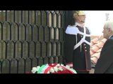 Roma - Mattarella in visita privata alla Tomba di Aldo Moro (09.05.16)