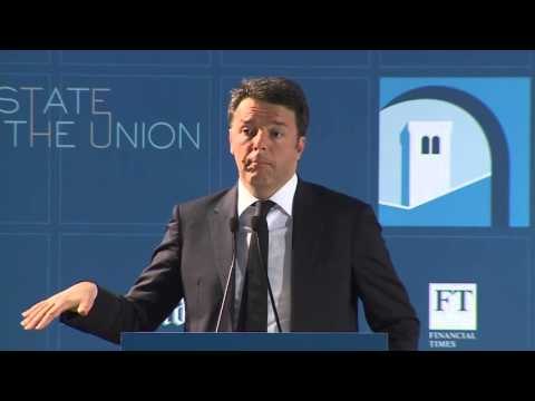 Firenze - L'intervento di Renzi a State of the Union 2016 (06.05.16)