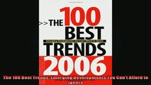 READ book  The 100 Best Trends Emerging Developments You Cant Afford to Ignore  FREE BOOOK ONLINE
