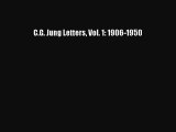 Download C.G. Jung Letters Vol. 1: 1906-1950  EBook
