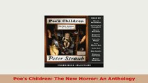PDF  Poes Children The New Horror An Anthology Read Full Ebook
