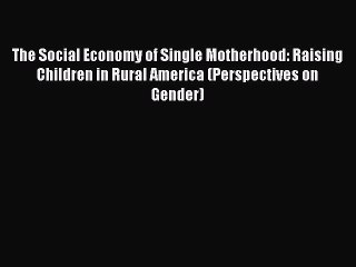 Read The Social Economy of Single Motherhood: Raising Children in Rural America (Perspectives