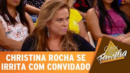 Christina Rocha se irrita e expulsa convidado do palco!