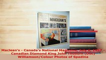 PDF  Macleans  Canadas National Magazine July 6 1957  Canadian Diamond King John Thoburn Download Full Ebook