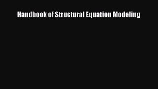 [Read book] Handbook of Structural Equation Modeling [PDF] Full Ebook