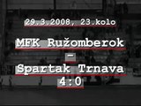 23. kolo: MFK Ružomberok - Spartak Trnava 4:0 29/03/2008