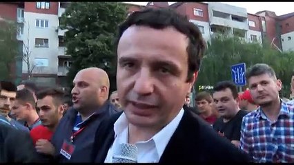 ALBIN KURTI protesta Maqedoni