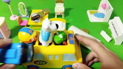 허탈한 뽀로로와 타요 모래놀이! Tayo Kinetic Sand Play ★뽀로로 장난감 애니