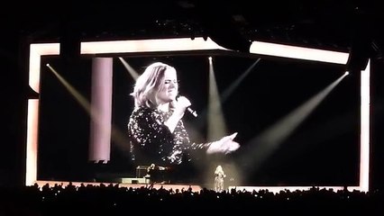 Adele in Birmingham 20160402 - 16 All I Ask (with sound going off and some chatting)