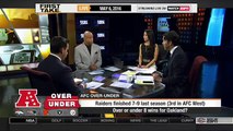 ESPN FIRST TAKE 5-6-2016 8 WINS FOR OAKLAND RAIDERS (Full HD)
