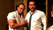 Salman Khan With Wrestling Coach On The Sets Of Sultan