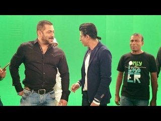 INSIDE Video: Salman & Shahrukh Shooting For Bigg Boss 9 Dilwale Promo At Mehboob Studio