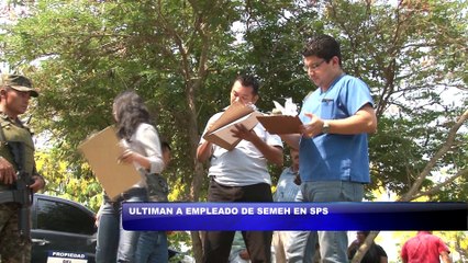 Ultiman a empleado de SEMEH en San Pedro Sula